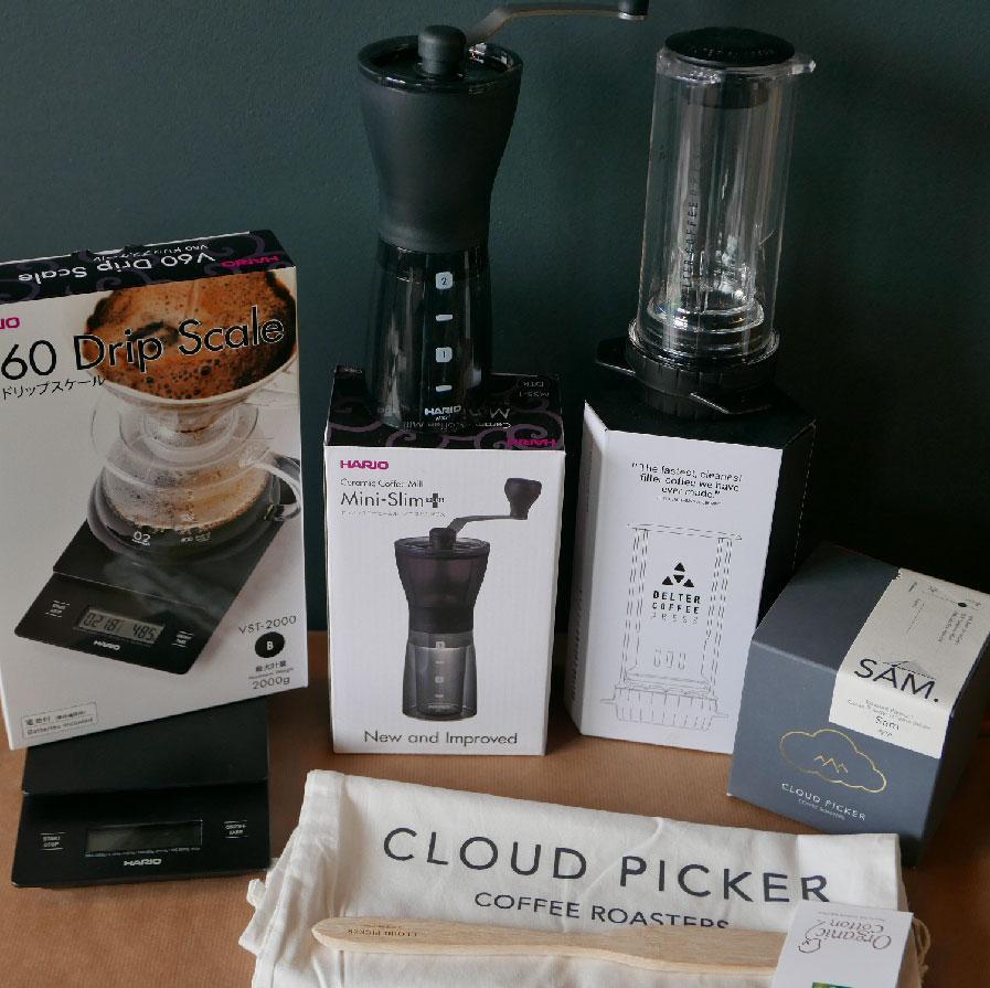 The Delter Coffee Press Home Brew Starter Pack