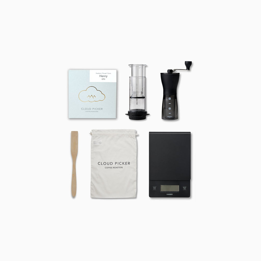 The Delter Coffee Press Home Brew Starter Pack