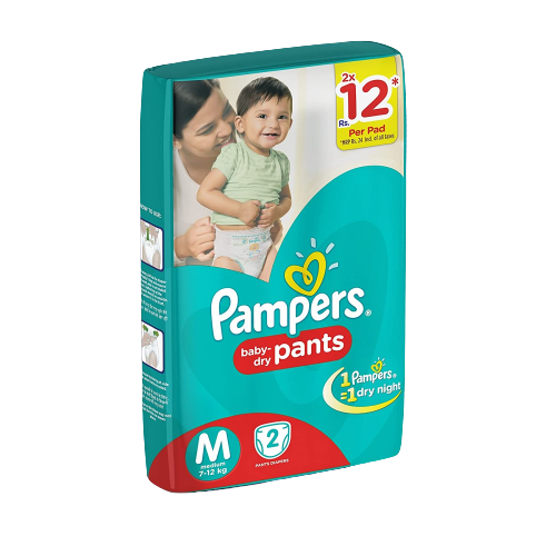 PAMPERS BABY DRY PANTS- MEDIUM