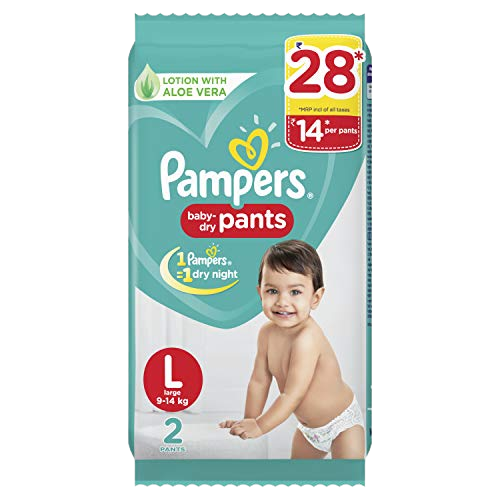 PAMPERS BABY DRY PANTS- LARGE