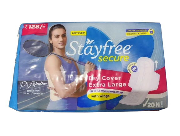 STAYFREE XL DRY COVER WITH WINGS
