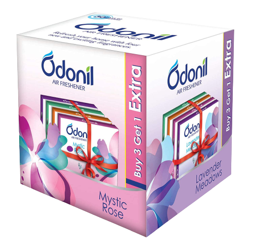 ODONIL TOILET AIR FRESHENER MIX(3+1)