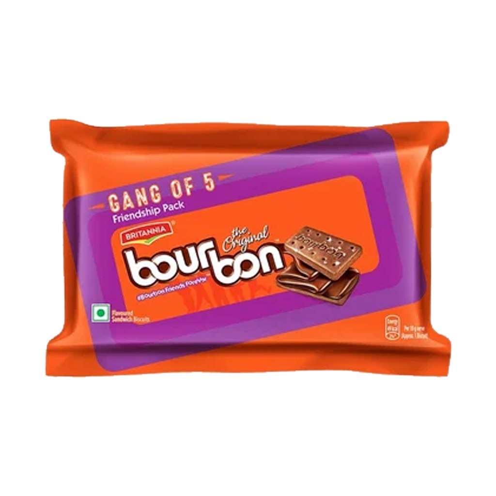 BRITANNIA BOURBON ORIGINAL BUY4 GET1-480G PACK