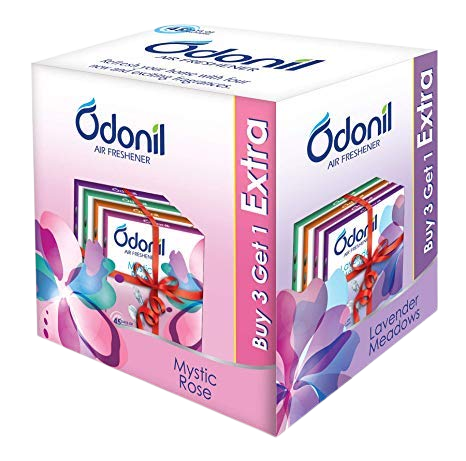 ODONIL TOILET AIR FRESHENER MIX(3+1)