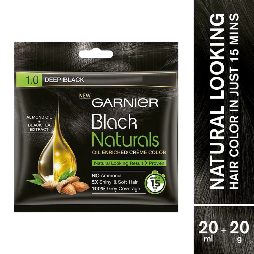 GARNIER BLACK NTL-ORIGINAL BLACK 1.0-20ML+20G PACK