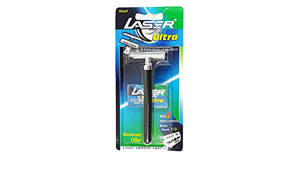 LASER ULTRA STEEL RAZOR+ BLADE 1S PACK