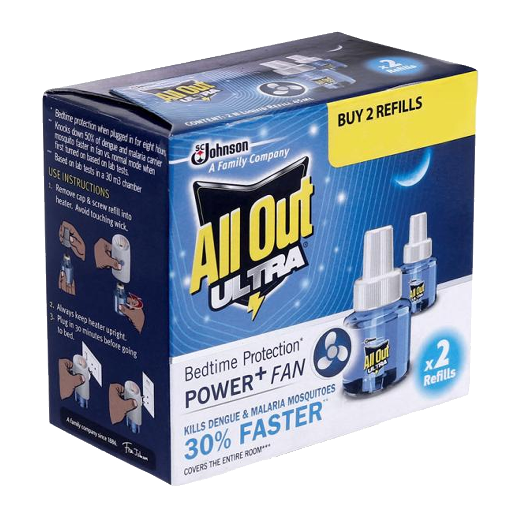 ALL OUT ULTRA REFILE 45+45ML PACK