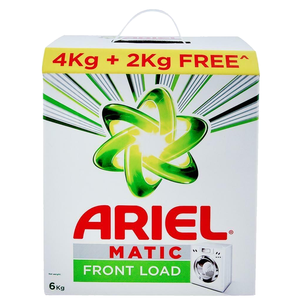 ARIEL MATIC DET POWDER- FRONT LOAD 4KG+2KG PACK