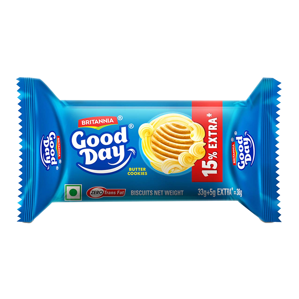 BRITANNIA GOOD DAY BUTTER 38G PACK PK12