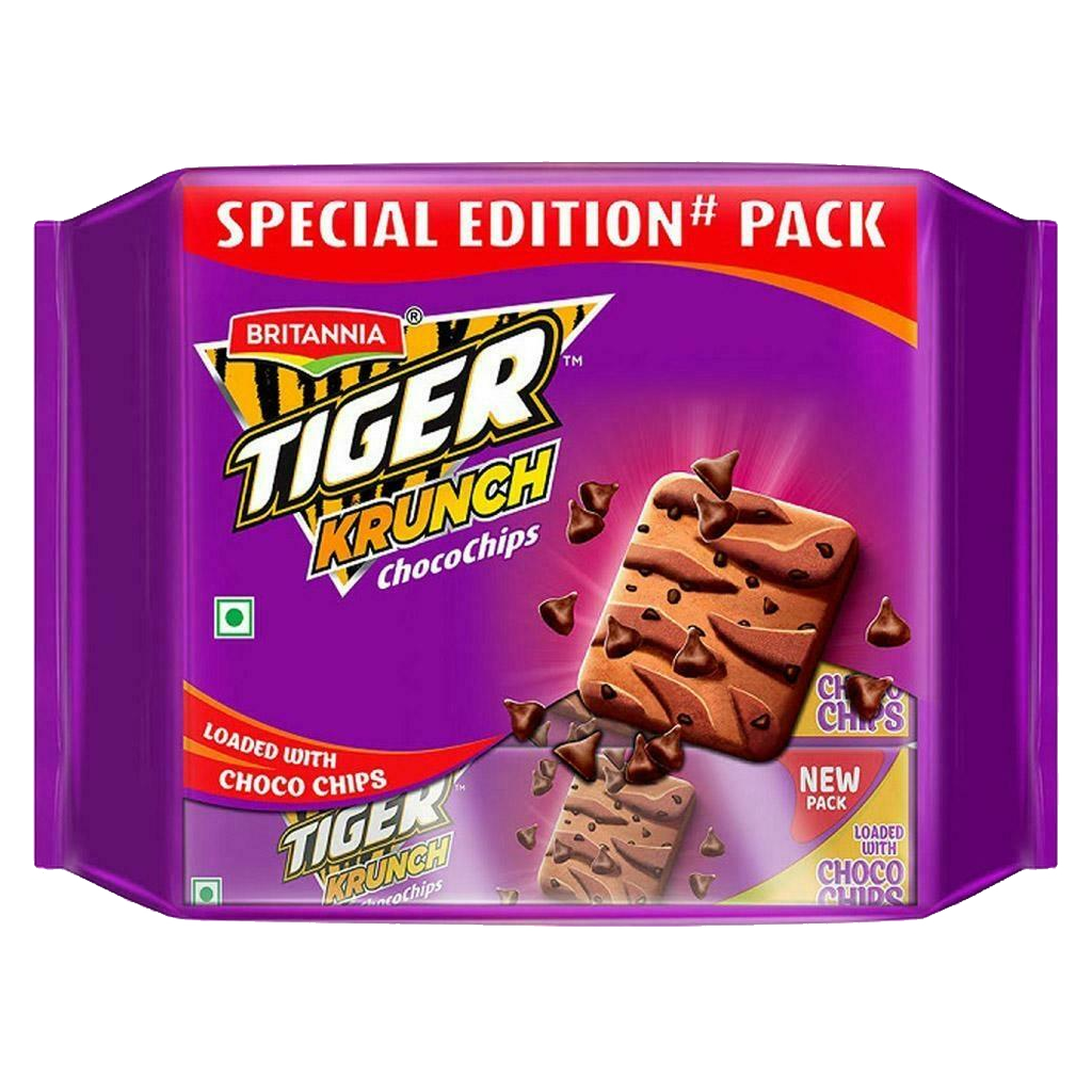 BRITANNIA TIGER KRUNCH CHOCOCHIPS 40G PACK PK12