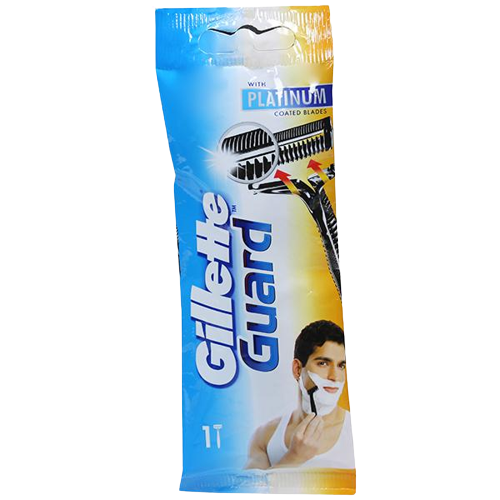 GILLETTE GUARD RAZOR WITH PLATINUM 1 PC