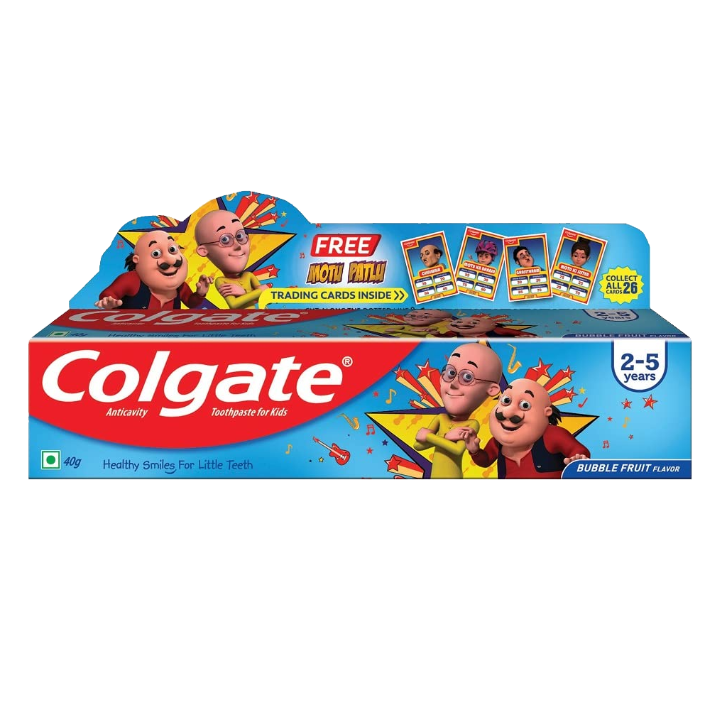 COLGATE KIDS 2-5 YEARS BUBBLE FRUIT TP