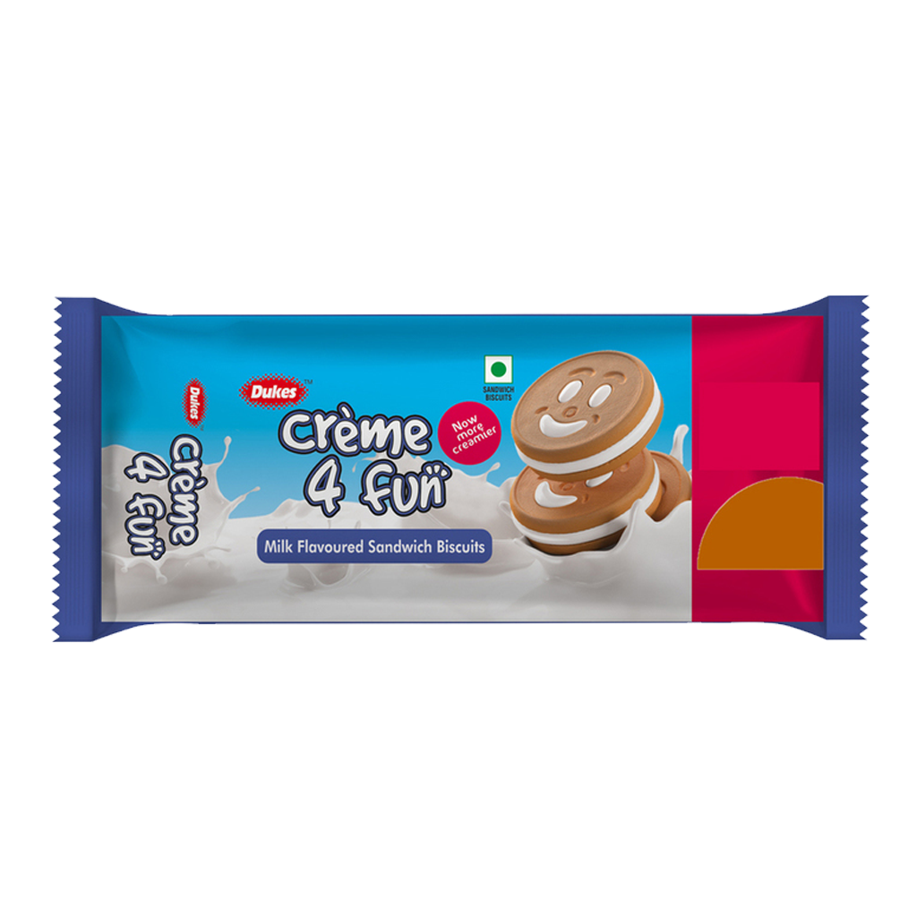 DUKES CREAM 4 FUN MILK BISCUITS 10S*40G PACK