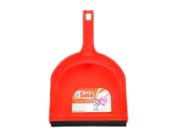 GALA DUST PAN WITH RUBBER LEVELER
