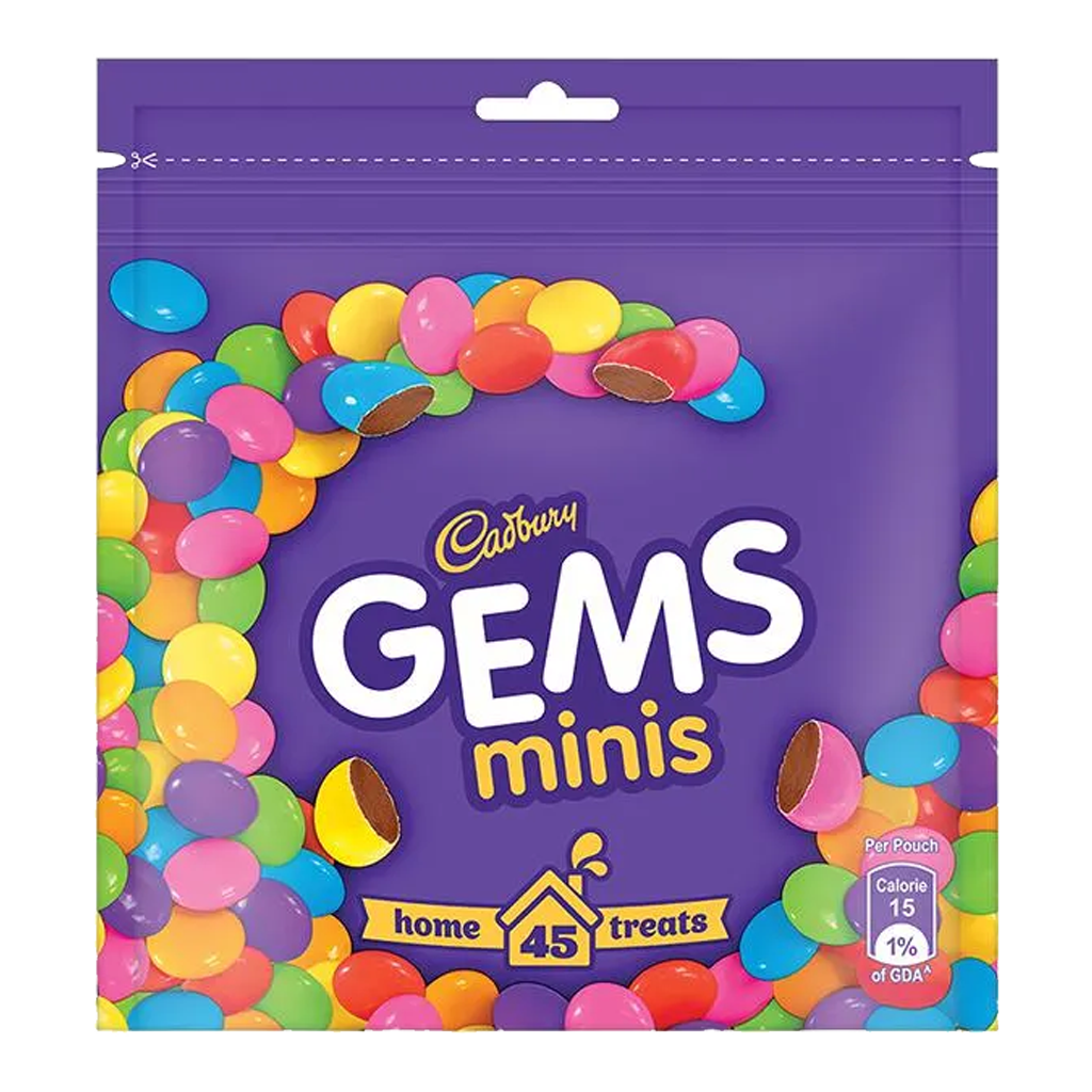CADBURY GEMS MINIS HOME TREATS