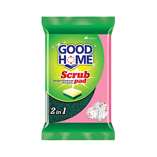 GOOD HOME SCRUB PAD 2 IN 1 PACK