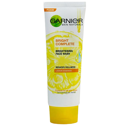 GARNIER BRIGHT COMPLETE LEMON FACE WASH