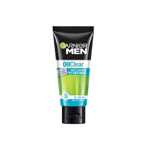GARNIER MEN OIL CLEAR CLAY D-TOX ICY FACE WASH