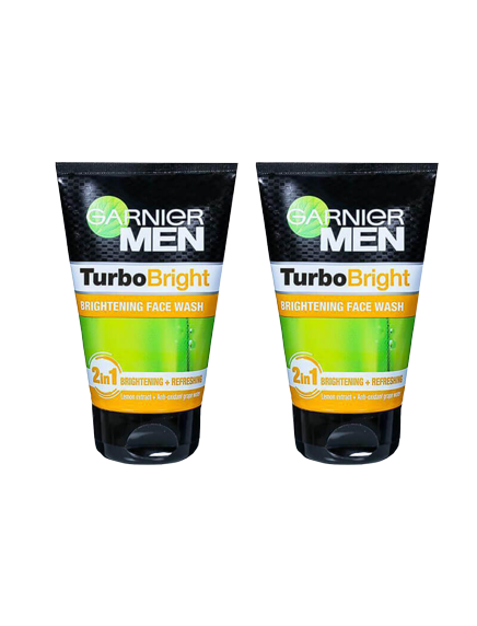 GARNIER MEN TURBO BRIGHT 2IN1 FW