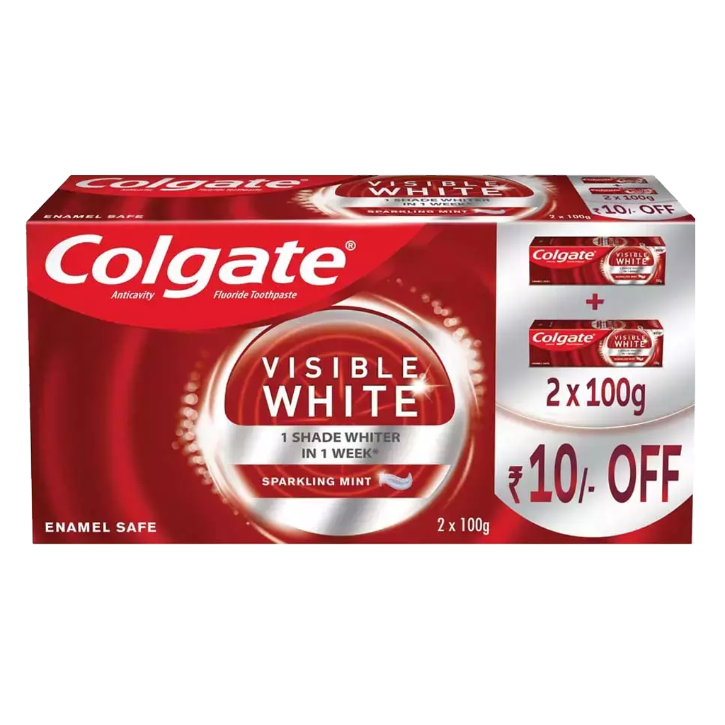 COLGATE VISIBLE WHITE SPARKLING MINT TP