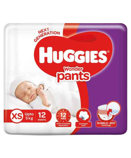 HUGGIES DRY PANTS- EXTRA SMALL