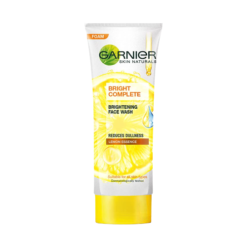 GARNIER BRIGHT COMPLETE LEMON FACE WASH