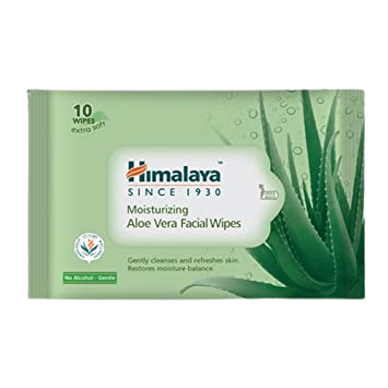 HIMALAYA ALOE VERA FACIAL WIPES 10S PACK