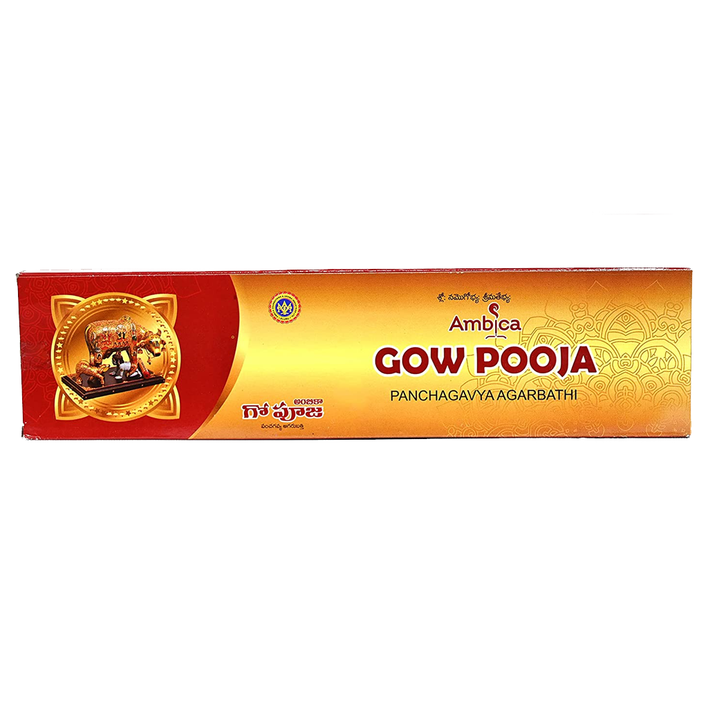 AMBICA GOW POOJA DHOOP STICKS 16S PACK