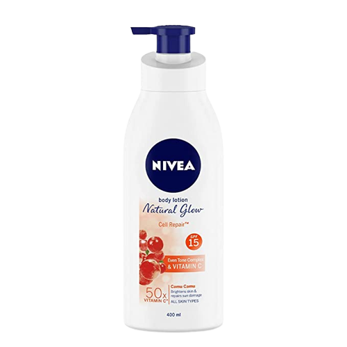 NIVEA NATURAL GLOW SPF15 BODY LOTION