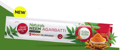 GOOD KNIGHT NATURALS NEEM AGARBATTI 10S PACK